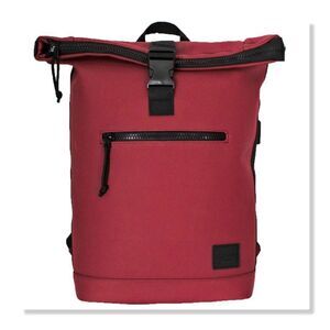 Duchamp Roll Top Backpack in Burgundy - NEW